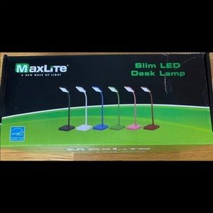 Black desk lamp minimal slim lamp table light